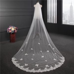 Bridal Veils Nzuk Lace Wedding Veil 3 meter lang