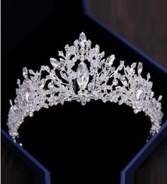 Bridal Veils Queen Tiaras Crystals Bride Crowns Wedding Hair Accessories4010869