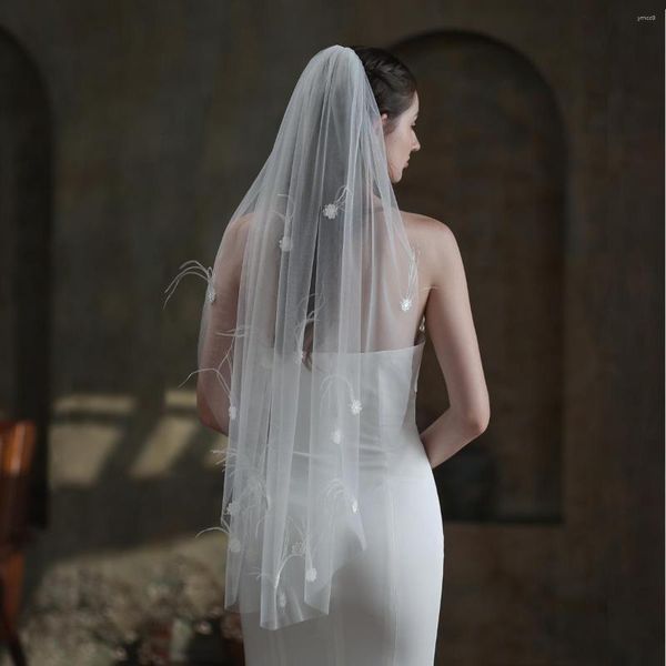 Bridal Veils Velo de boda Accesorios Bodes Accesorios de vestimenta Vestidos Accesorio para mujeres 2023 cabello novia novias
