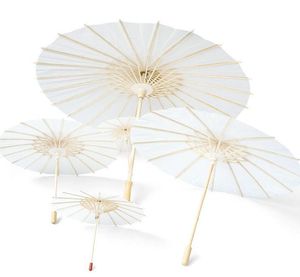 Bruids Bruiloft Papier Paraplu's Parasols Handgemaakte Plain Chinese Mini Craft Paraplu voor het hangen van ornamenten Diameter