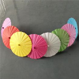 Bruids bruiloft parasols kleurrijke papier paraplu's Chinese mini craft paraplu diameter diy 40cm bruiloft paraplu's voor groothandel
