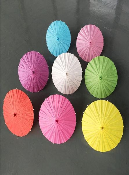Parasol de mariage de mariée parapluie en papier coloré Mini bricol