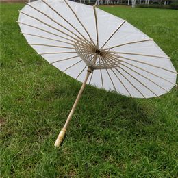Bruids Bruiloft Parasols Witboek Paraplu Chinese Mini Craft Paraplu Diameter DH9383