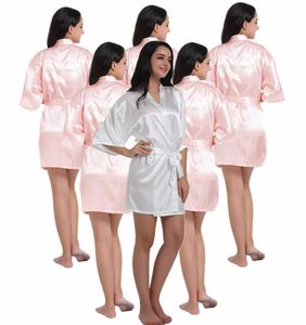 Bride Bridesmaid Satin Silk Bath Robe Wedding Maid of Honor Dressing Gown Mother Dressing Gown