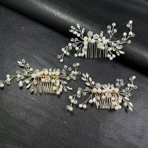 Bruid hoofdtooi bladhoofdbanden Rhinestone vrouwen haar ornamenten bruiloft bruids haaraccessoires haar wijnstok haar kam