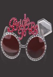 Bride to Be Glasses Hen Night Accessors Single Fancy Dress Creative Novely Bling Bling Pink Sun Event Favors GIF2815293