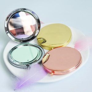 Cadeau de mariage de miroir de demoiselle d'honneur pour les femmes miroirs compacts pliants double face cadeaux d'anniversaire de Noël