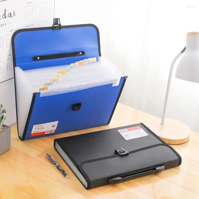 Briefcases 13 Pocket A4 Hand Held Accordion Document Organiser Paper Folder Bag Storage Wallet