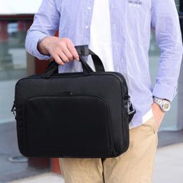 Mintería de 15,6 pulgadas 17 bolsas de laptop Business Nylon Nylon Computer Bags Handbag Bag Bapper Style
