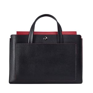 Porte-documents 15 6 pouces Macbook Sacs pour ordinateur portable Sacs à main de luxe Femmes Designer Document Sac Porte-documents Mode PU Leather283d