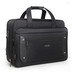 Briefcases 2022 Super Large Capacity Business Men's Document Ladies Office Handbag Laptop Bag 16 17 19 Inch Oxford Messenger Travel