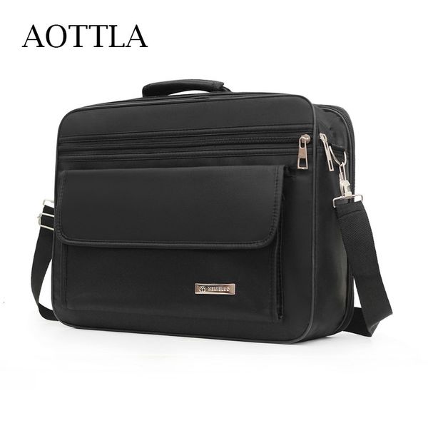 Porte-documents AOTTLA Porte-documents pour hommes Sacs à main 17 pouces Grande capacité Hommes Sac d'affaires Casual Hommes Sac à bandoulière Marque Bonne qualité Messenger Bag 230703