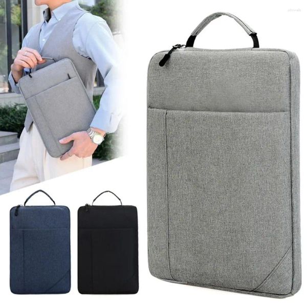 Porte-documents pour tablette et PC, plusieurs compartiments, sac de protection pour ordinateur portable, paquet d'affaires, pochette pour documents de bureau pour hommes