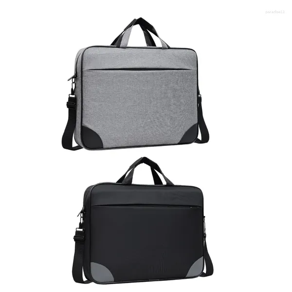 Motspèles Pruisibles 15.6 dans le sac d'ordinateur portable Carbooks Case de manche à bandoulière Crossbody Bodage Hands pour les navetteurs et les voyages de travail