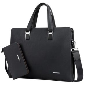 Mots de maltructeurs duigner sac fourre-tout Pu Leather Man Misportation Men Men's Business Handbag 15.6 Sac d'ordinateur portable Fashion Male Mâle.