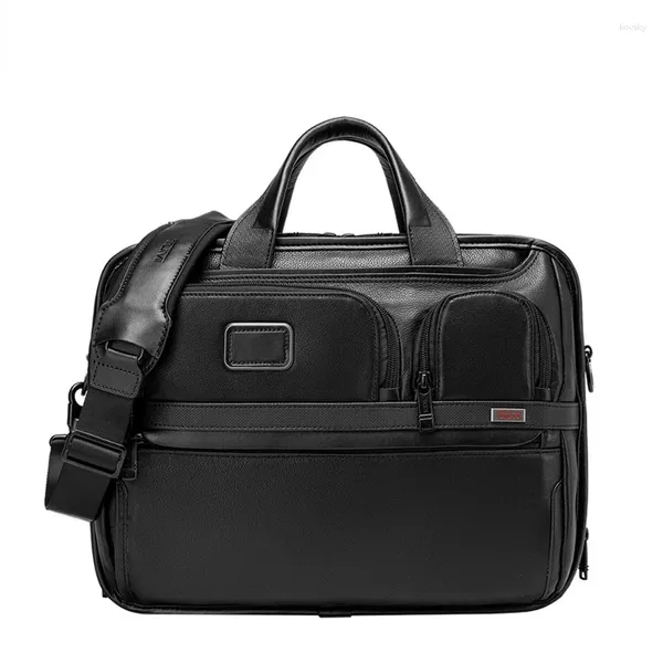 Maletines de cuero genuino para hombre, bolso informal, maletín para hombre, hombro de negocios, bandolera de gran capacidad, bolsos de oficina Laotop de 12 pulgadas 9603141D3