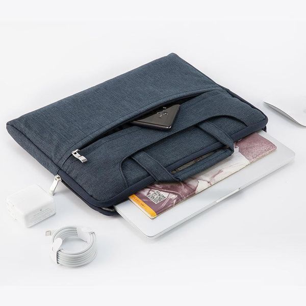 Maletines Laptop Bag Shoulder Notebook Office Leather Side For Men Porte Portadocumentos