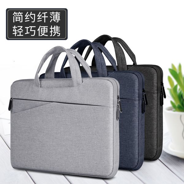 Maletines Laptop Shoulder Bag T210 15 14-Inch Laptop o Tablet Tela elegante, resistente y repelente al agua Ligero Toploader Business 230520