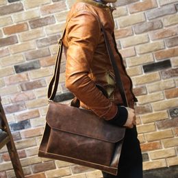 Aktetassen Lebsge Brand Fashion Handtas Men Messenger Bag Business aktetas voor multifunctionele laptop heren