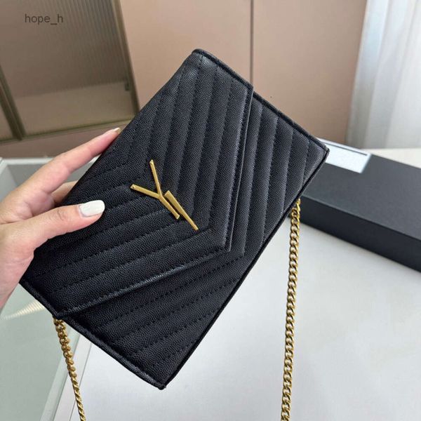 Maletines Bolso de diseñador de moda de lujo Bolso para mujer Bolso cruzado para mujer Hobo Bolso de hombro Bolso Cartera Caja original Cadena de mensajero de cuero genuino de alta calidad