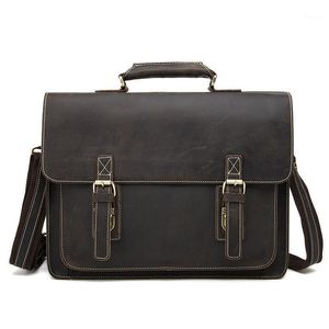 Aktetassen Marrant Crazy Horse echte lederen mannen tas vintage laptop zakelijke heren aktetas messenger bags crossebody1