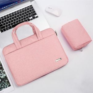 Aktetassen heren dames laptop tas schokbestendig waterdichte bureau reisbedrijf mobiele telefoon portemonnee bril opslagzak