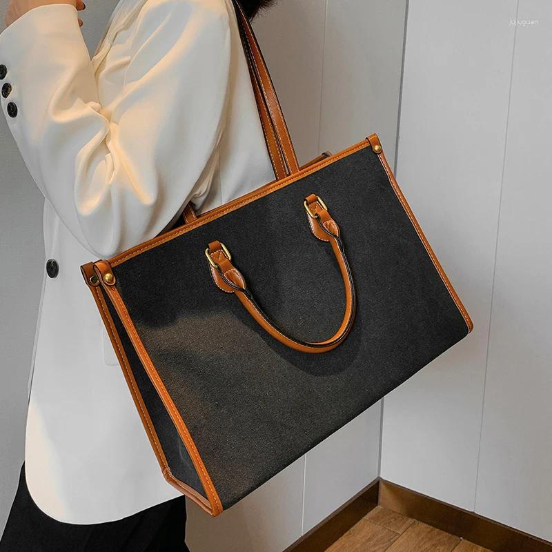 Briefcases Office Bags For Women 2024 Luxury Handbags Computer Tote Bag Briefcase Purses And Handbag Canvas Laptop