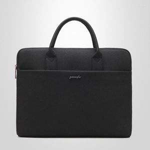 Porte-documents Bureau Messenger Sac De Luxe Business Designer Document Ordinateur Portable Sacs Femmes En Cuir Ordinateur Sac A Main Femme Sacs À Main WWH30XP