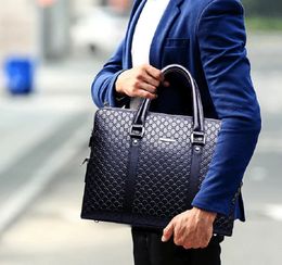 Porte-documents en gros hommes de haute qualité de luxe en cuir mallette d'affaires grande capacité sac à main mode sacs à bandoulière sac à bandoulière 231215