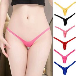 Briefes culotte dp v string Line sexy mini culotte bikini bottom tong respirant basse taille subswear léger sous-vêtements T240510