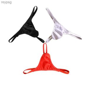 Slips Slipje Laagste prijs 3 stuks Heren Laagbouw Sexy G-string Opruiming Heren Ademend Cool T-rug String Grote maat broek voor groot YQ240215