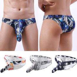 Slips Culottes Sous-vêtements pour hommes Éléphant Renflement Bikini Hommes Culottes Culottes Sexy Grande Poche Taille Basse Solide Tronc Éléphant Nez Mémoires 230818