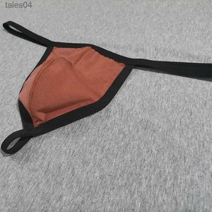 Calzoncillos Bragas Algodón para hombre U Convexo Polla Bolsa grande Hombres gay Tanga Calzoncillos T-Back Tanga V-String Sissy Ropa interior Calzoncillos a tope abierto YQ240218