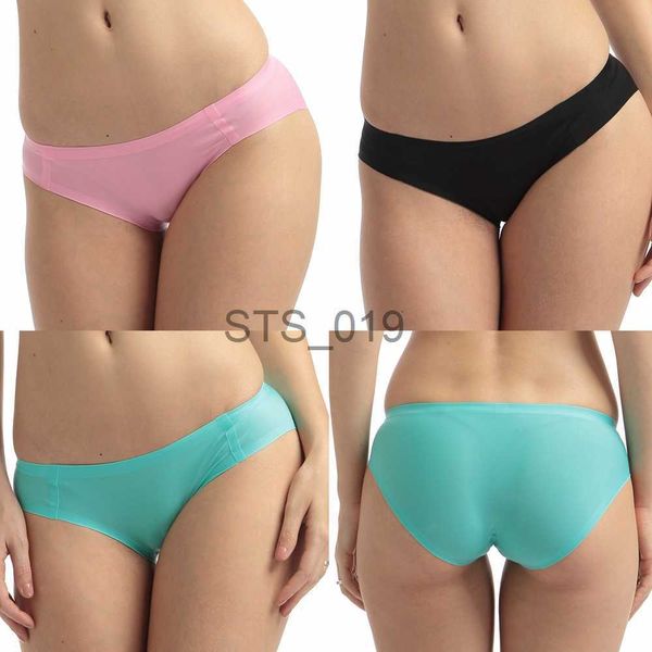 Slips Culottes Autres Culottes Pièces/Pack Femmes Culottes Sans Couture Glace Soie Femme Culotte Sexy Grande Taille Dames Mémoires Femmes Sexy Sous-Vêtements Lingerie x0719