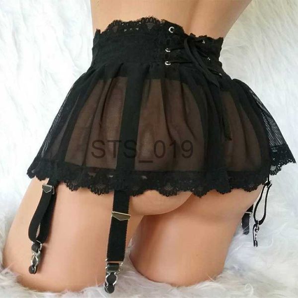 Slips Culottes Plus La Taille Femmes Culottes Sexy Lingerie Culotte Transparente Dentelle Jarretière Ceinture Sous-Vêtements Femme Bandage Réglable Culotte Courte x0625