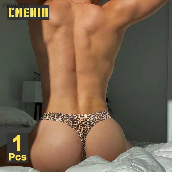 Calzoncillos Bragas Sissy Sexy Leopard Hombres Tangas Ropa interior masculina Gays G String Lencería Jockstrap Bikini Hombre Algodón Hombre Calzoncillos Tanga YQ240215