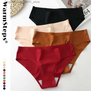 Slips Culottes WarmSteps Sous-vêtements multicolores Femme Culotte Solide Grande Taille Lingerie Femme Grande Taille XXXL Brifes Slip Coton Entrejambe Q240126