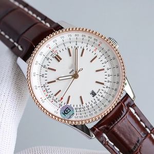 Brietling Luxury Men's Watch 2824 Movement Aviation Series Watch Designer Watch 41mm Water Men's Watch