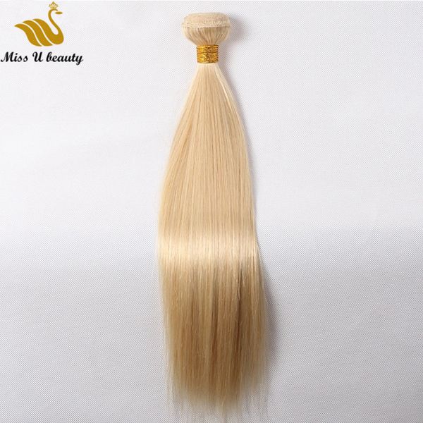 Paquetes de cabello de color brillante Cutícula de trama de cabello humano alineada Sin desprendimiento de enredos Puntas abiertas Sedoso recto