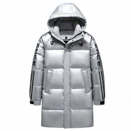 Brillante Nueva chaqueta de plumón de longitud media para hombres y parejas de mujeres Ropa de invierno Abrigo para hombres Inglés Impreso Juventud Fi 2023 W0Tx #