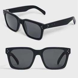 Hombres Marco NEGRO 45 GAFAS DE SOL EN ACETATO Marco cuadrado clásico CL40248 Gafas de sol de moda modernas con caja