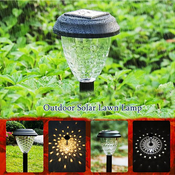 Luces solares brillantes para caminos Luces solares LED blancas cálidas Luces de jardín impermeables para exteriores para pasarela Patio Patio trasero Césped Paisaje Decorativo