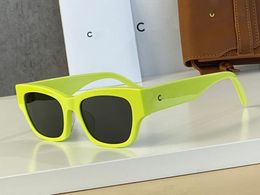 lunettes de soleil de prescription jaune vif designer hommes saphir cadre de lunettes de style décontracté cadres en acétate haut de gamme uv400 parasols de plage en plein air mode avec boîte