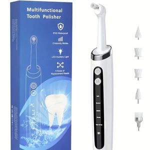 Illuminez votre sourire instantanément : Kit de dissolvant de tartre dentaire électrique pour polisseuse de dents domestique