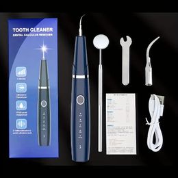 Égmentez votre sourire instantanément - Kit de blanchiment de dents électriques portables à ultrasons