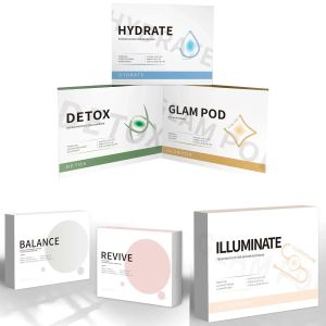 Verhelderende Hydraat Detox verlicht Revive Glam Balance-kits Serum Zuurstofpods Voor CO2 kleine bellenmachine