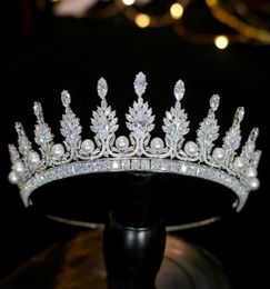 Briljante prinsessenketting met eenvoudige tiara van kristal voor accessoires voor de boda-banda voor de sombere cabello2667244