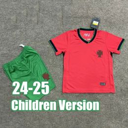 Bringham5 24-25 Portugal Child Soccer Jerseys Kit à la maison