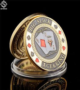 Brisbane PlayAPL Gold Ploated Souvenir Coin Craft Collection Poker Card Guard met capsule display2122682