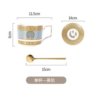 British Ceramic Cup Coffee Cup Creative Simple Home Coffee Cup Tea Cups